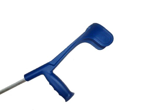 Підлокітна милиця Ossenberg Klassiker 230 DSK Extra Strong м'яка рукоятка синій (-114)