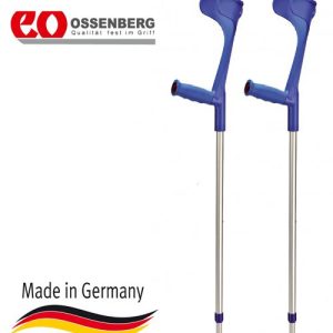 Підлокітна милиця Ossenberg Klassiker 230 DSK Extra Strong м'яка рукоятка синій (-114)