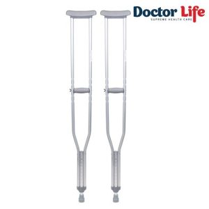 Милиці Doctor Life пахвові алюмінієві пара H = 134-154 см (10023/С/Е-492)